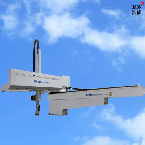 橫走式單臂雙截三軸伺服機(jī)械手HNC1500WS3